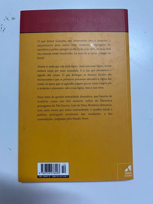 Livro Angústia para o jantar