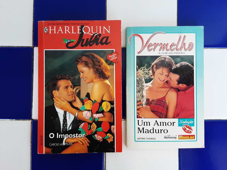 Lote de 2 Romances Harlequin Julia / Vermelho - 2,50€/cada!