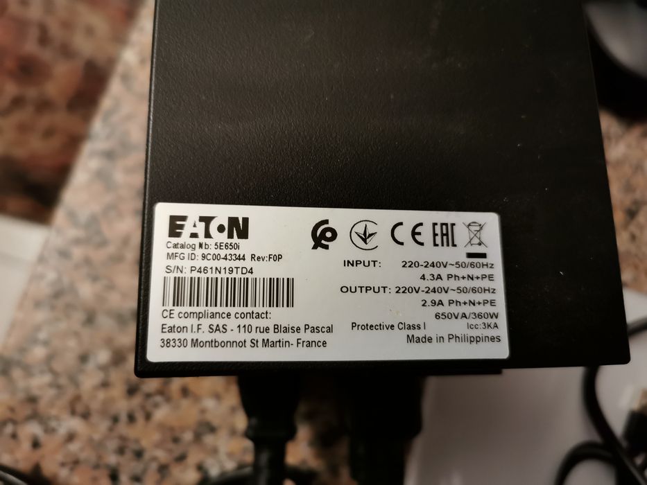 UPS Eaton 5E650I (QUASE NOVA)
