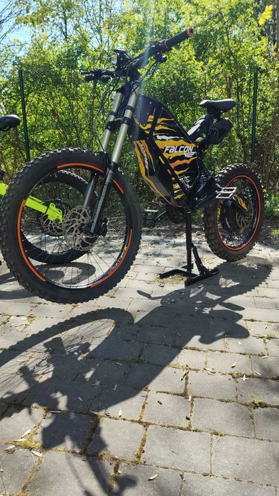 Rower elektryczny Falcon 6000W przebieg 200km