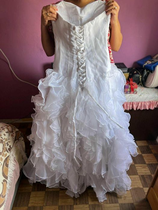 Vestido organza em estado impecável
