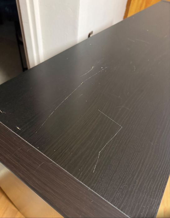 regał IKEA KALLAX „ósemka” czarnobrąz