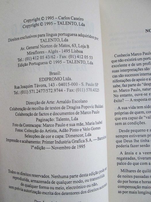 Marco Paulo, de Carlos Caseiro