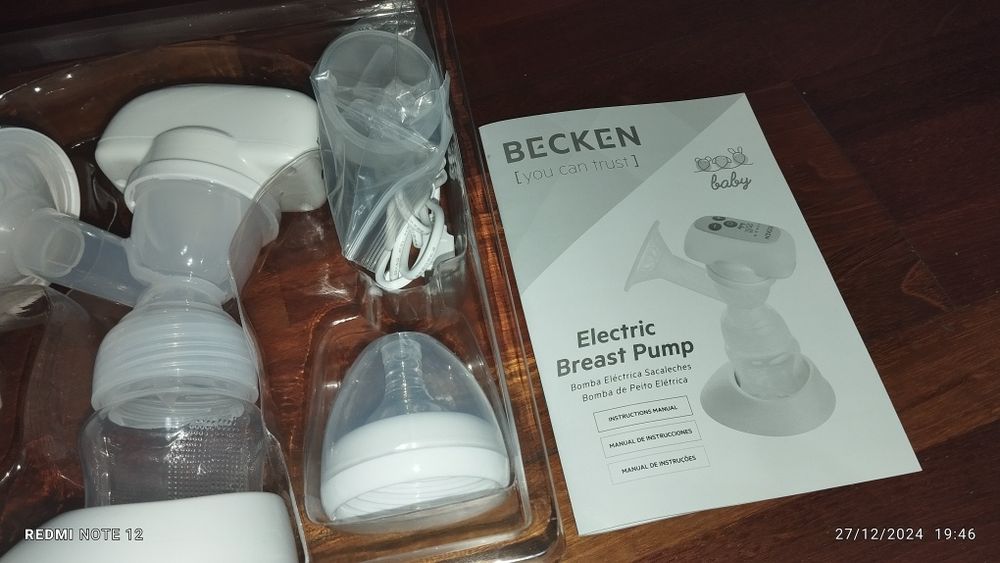 Bomba tira leite como nova.. só aberta da caixa para ver o conteudo