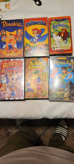 Bajki dla  maluchów na kasetach VHS