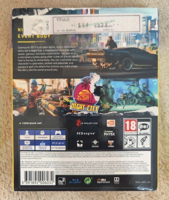 Cyberpunk 2077 Day One Edition PS4