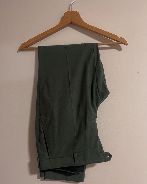 Fato Slim Fit Verde Azeitona Suits Inc
