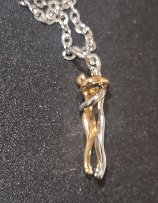 Naszyjnik,,Para w objęciach,,