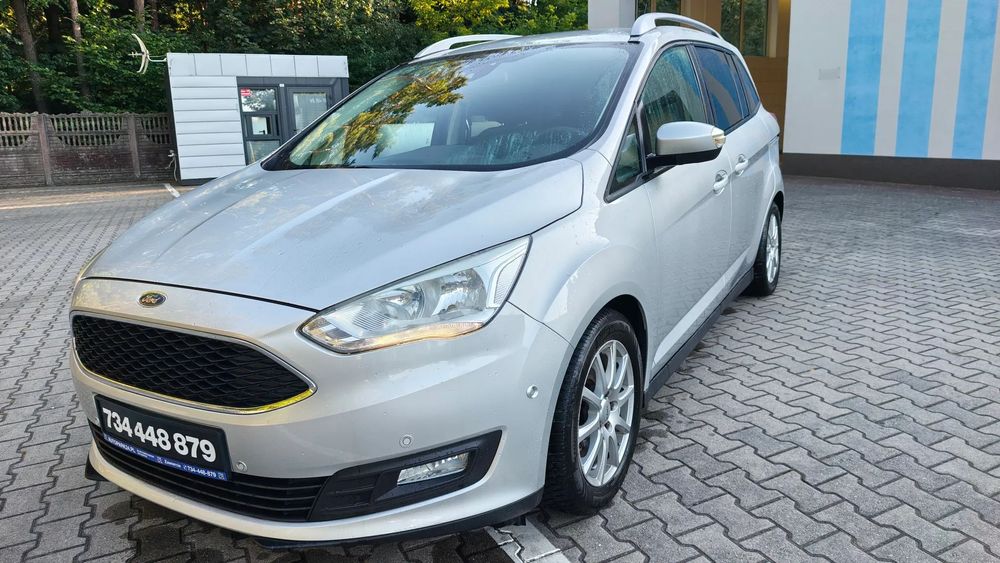 Ford Grand C-MAX Manual Grzane Fotele Kierownica Szyba Przód Serwis do Końca 2016