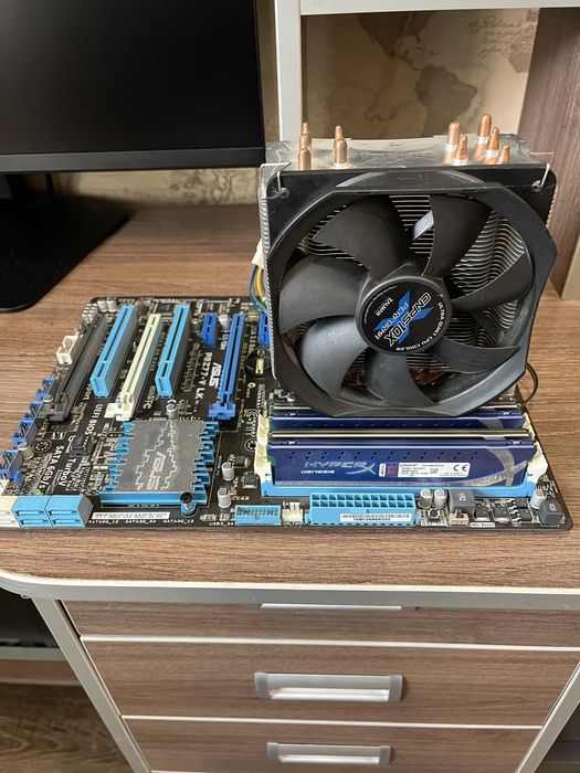 Процессор i5-3570k,16gb ozy ddr3 1600MHz, видеокарта 1050ti 4gb,.