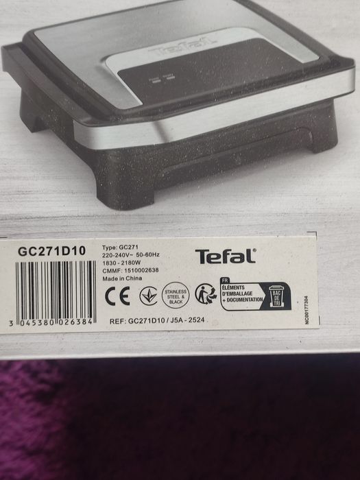 Продам електричний гриль tefal inicio