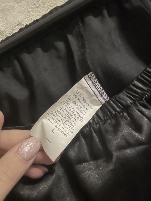 piżama czarna shein L