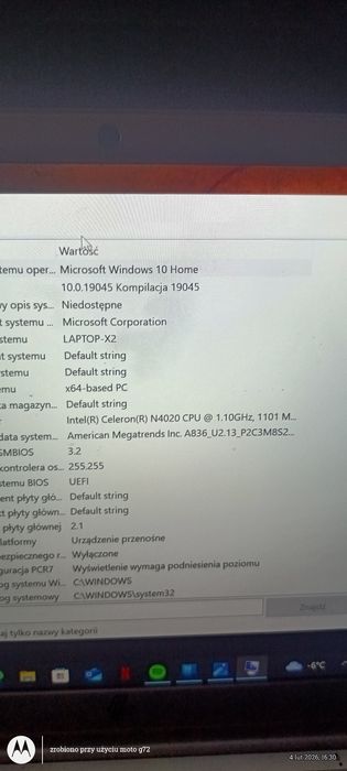 Laptop legenda nie do grania
