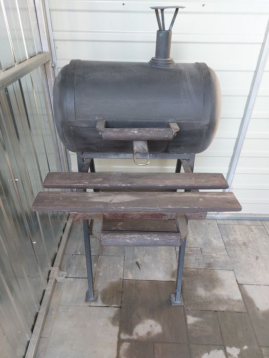 Grill węglowy z butli lpg