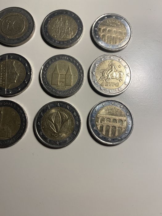 Moedas 2€ raras para colecionar