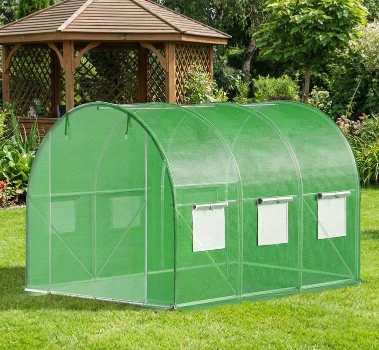 Tunel Foliowy Ogrodowy Szklarnia Foliak 3x2x2 6m² Rośliny Kwiaty Nowy