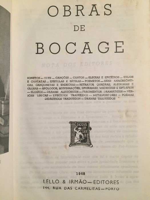 Livros vários obras literatura autores portugueses