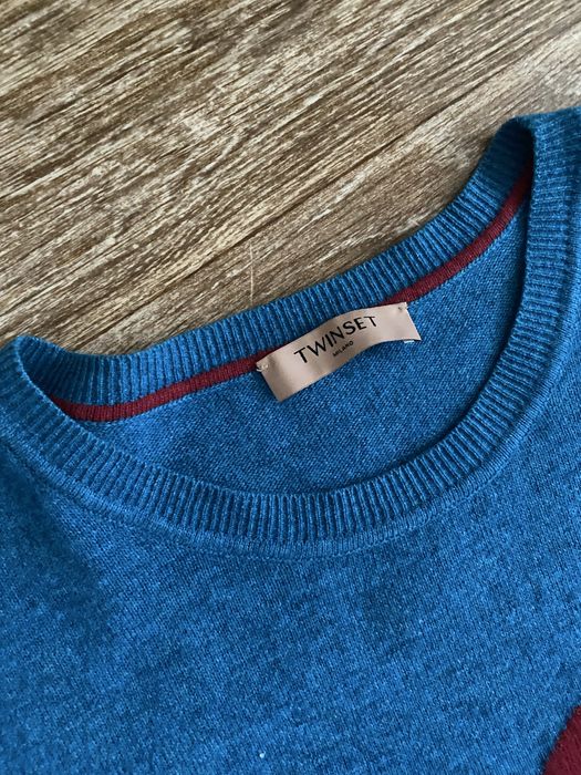 Подовжена шерстяна кофта TWINSET