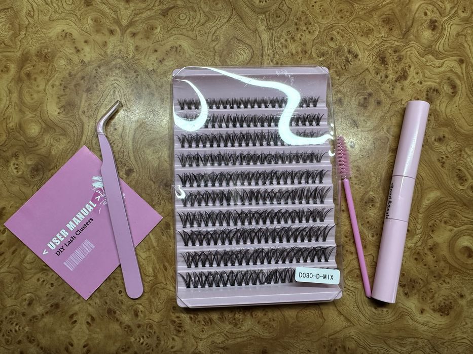 Розпродаж, 30D, вії пучкові для самостійного нарощення