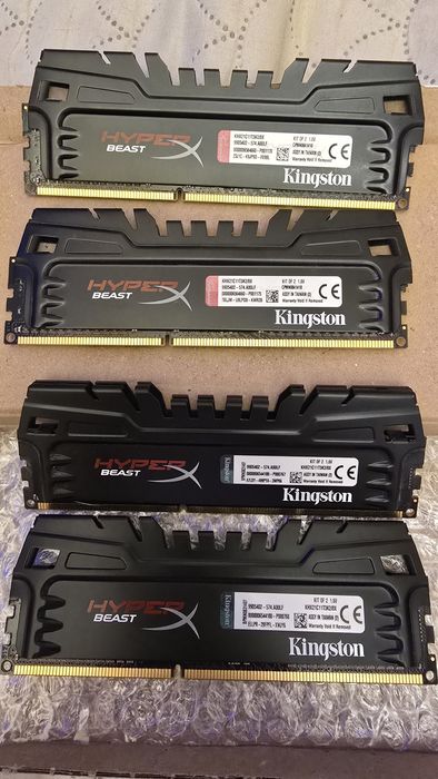 DDR3 Kingston HyperX Beast 4x4GB 2133M CL11 XMP