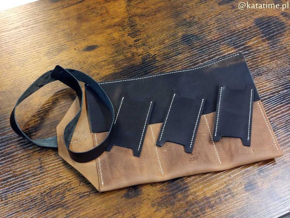 ETUI podróżne roller bag na 3 zegarki naturalna skóra IDEALNY PREZENT