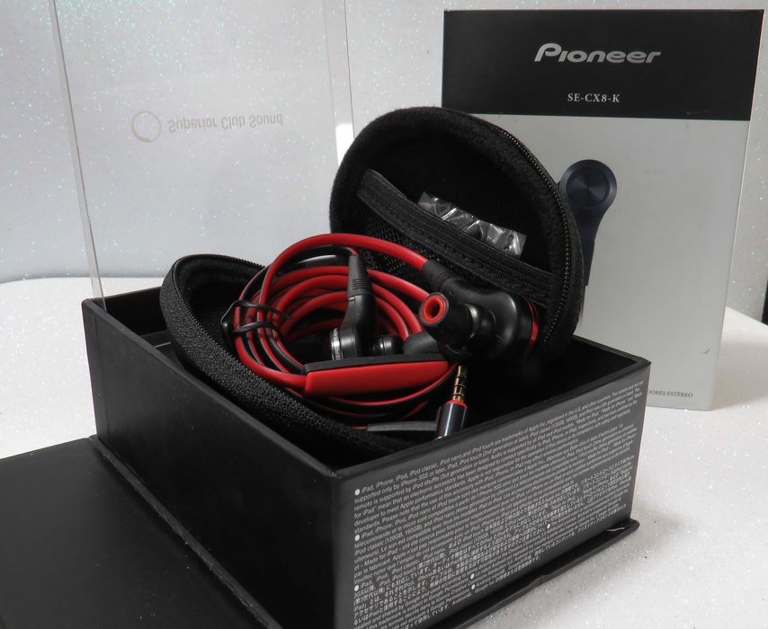 Pioneer SE-CX8K headphones in-ear Superior Club Sound ( Japão ) novos