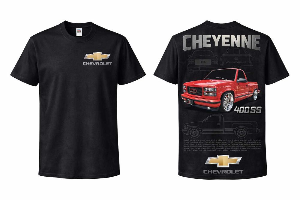 Cheyenne 400 SS – T-Shirt Clássica Chevrolet 100% Algodão