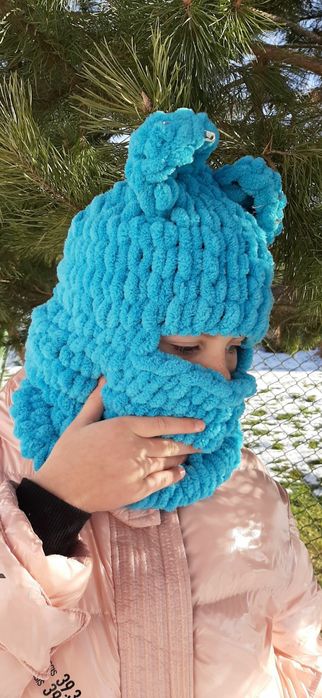 В'язані Балаклави та шапки з різними вушками