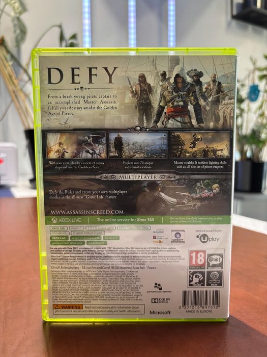 Xbox 360 Assassins Creed 4 Black Flag