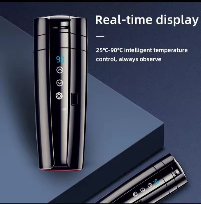 Автомобільний термос-термочайник/термо-кружка 12/24В для авто та фури