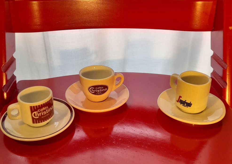 Chávenas de café de colecção