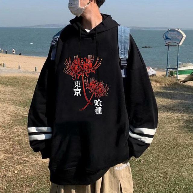 Sweatshirt com Capuz " Hoodies Anime Tokyo Ghoul " Tamanho M