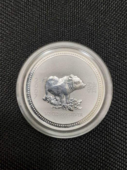 50 центів Австралія 2007 *Рік Свині*