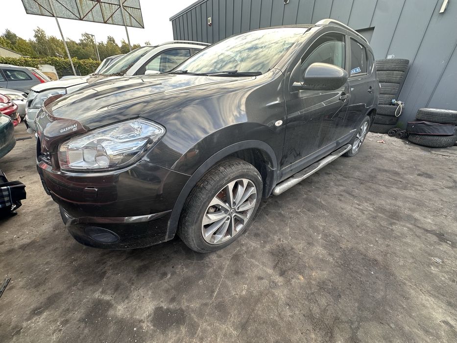 Części Nissan Qashqai 2011 r Anglik, Maska Lampa Błotnik Zderzak Przód