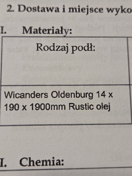 Deska podłogowa drewniana