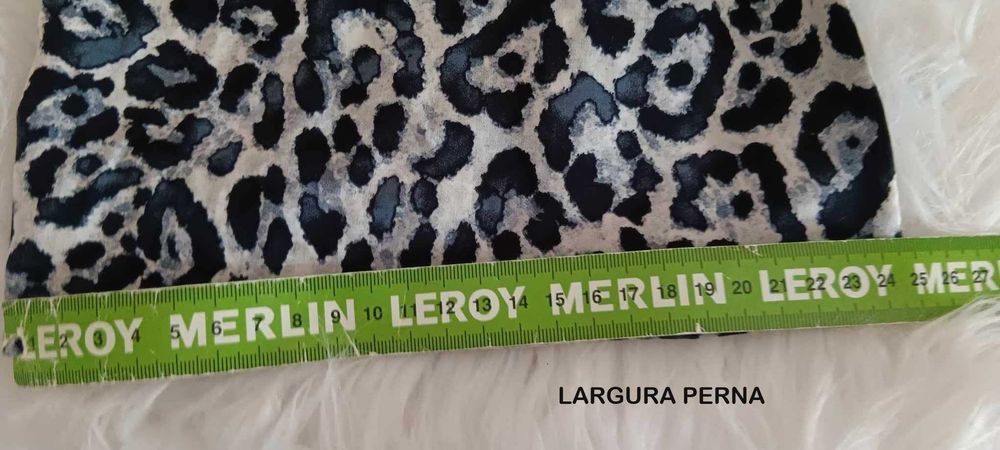 Calças fluidas leopardo -NOVAS com etiqueta