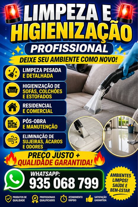 Limpeza e hegienização