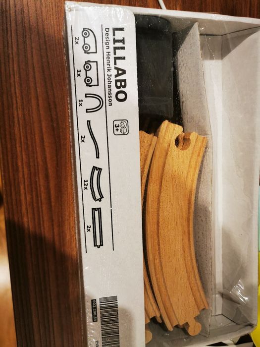 Pociąg, ciuchcia ikea tory drewniane, płyta meblowa