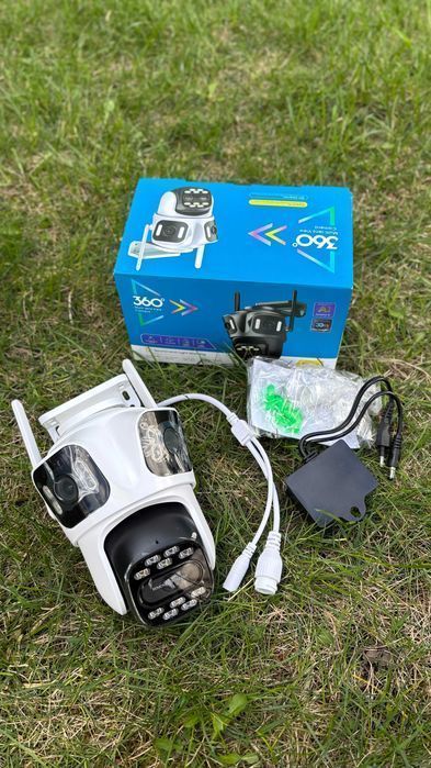 Вулична поворотна WiFi IP камера Besder 12Мп з трома об'єктивами iCsee, Besder XM85W