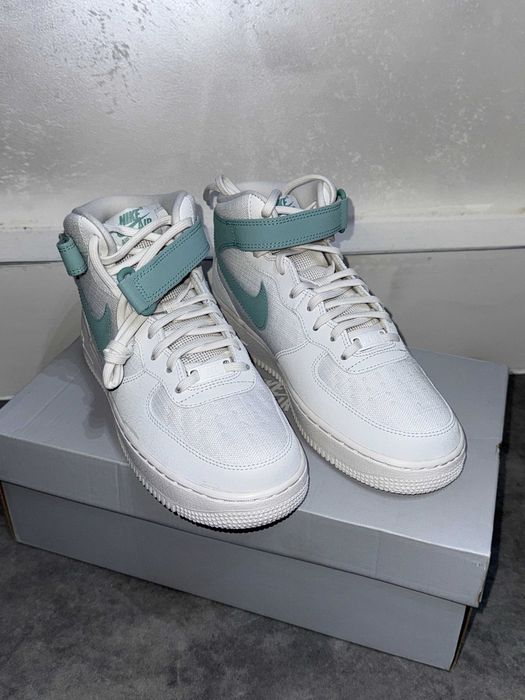 Nike air force 1 mid 07 damskie biało miętowe