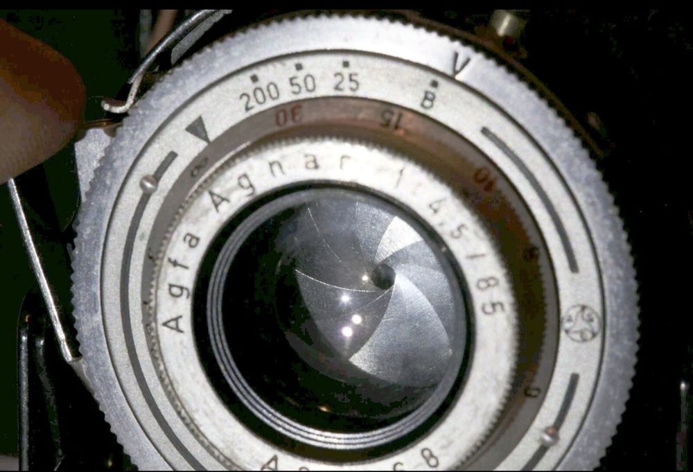 Agfa Isolette Agnar 1:4.5 85mm Médio formato 6x6