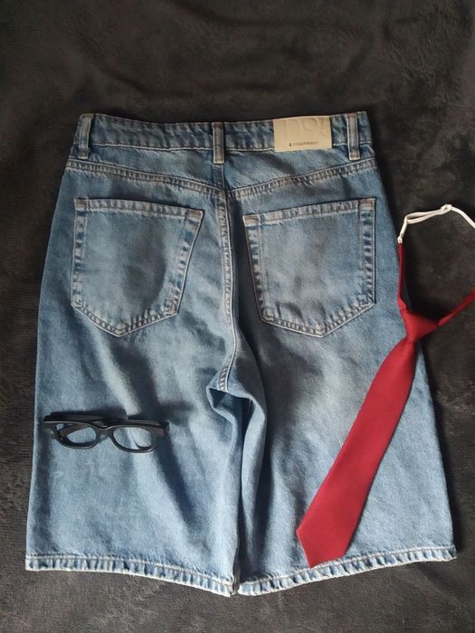 STRADIVARIUS jorts/baggy. Сині шорти.
