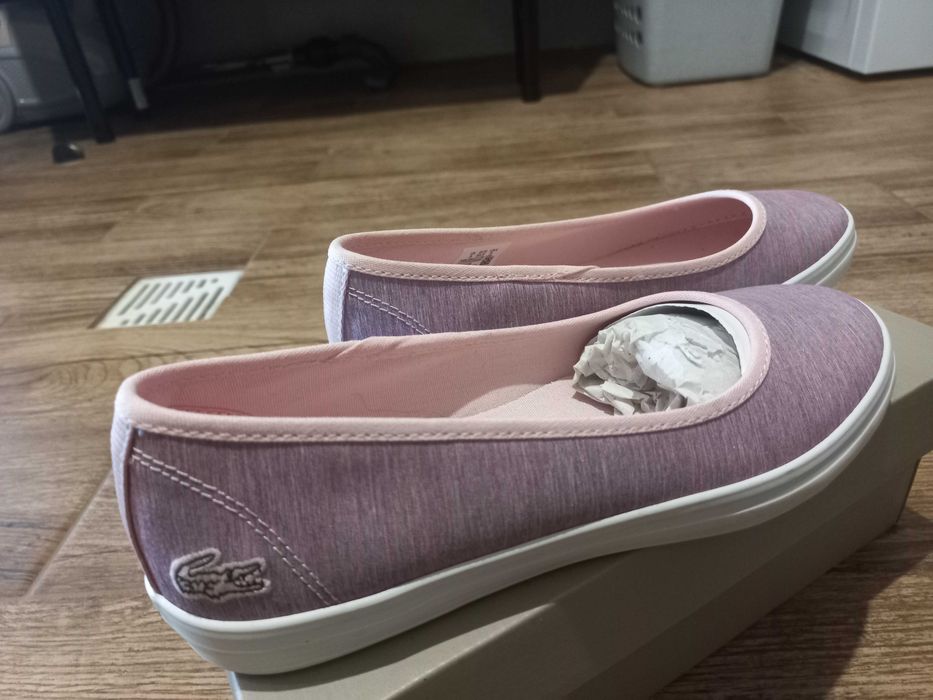 Baleriny trampki Lacoste 35,5 nowe