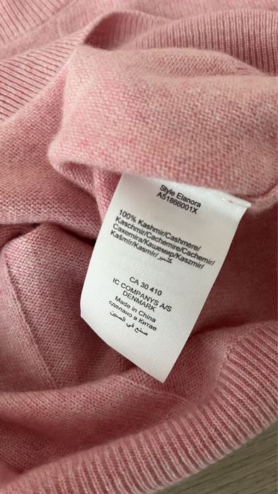 Jackpot knitwear różowy sweter Kaszmir 100% s
