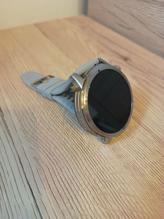 Smartwatch 1000mah amoled hd 1,85" srebrny/czarny