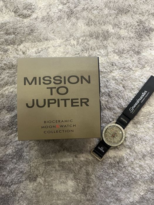 Relógio swatch x omega Mission to Jupiter