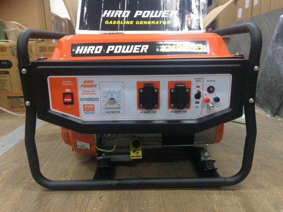 Бензиновый Генератор 3,8 kW HIROPOWER KM8500!: 11 990 грн. - Генератори ...