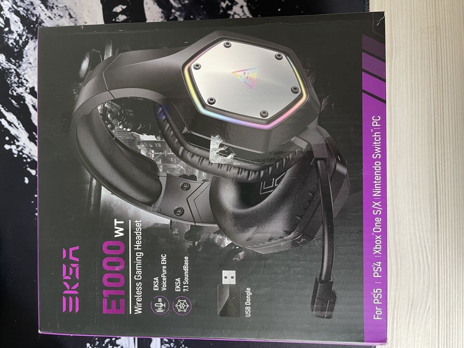 Eksa E1000WT для Ps5/ps4, xbox one s/x, nintendo switch та пк