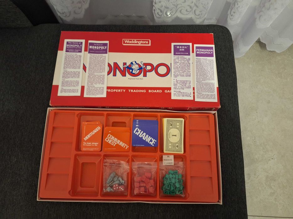 Gra planszowa stara, oryginalna Monopoly  Waddingtons.