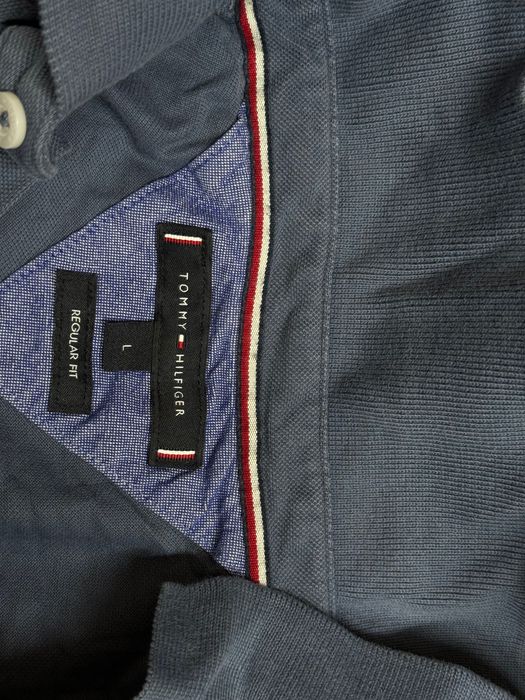 Koszulka Polo Tommy Hilfiger L regular fit męska logowana